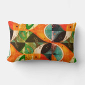 Graphic  Abstraction Cotton Lumbar Cushion Kussen (Voorkant)