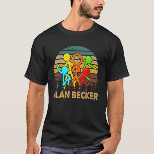 Graphic Alan Animation Beckers Merch Playing Gamer T-shirt (Voorkant)