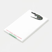 Graphic American CROCODILE - Reptiel - Wildlife - Post-it® Notes (Schuin)