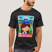 Graphic Backyard Sports Vaporware Gamers Design Ar T-shirt (Voorkant)