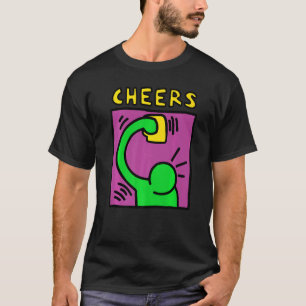 Graphic Beer 80s Pop Parodie T-shirt