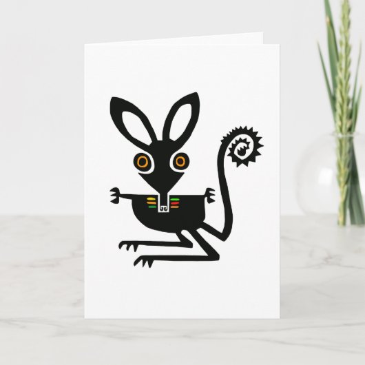 Graphic BILBY - Bedreigde Australische dier - Kaart (Voorkant)