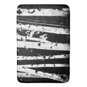 Graphic Black en White Birch Tree Forest Badmat (Voorkant Verticaal)