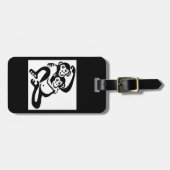 Graphic BONOBO - Chimpansee - Wildlife - Primaat Bagagelabel (Voorkant horizontaal)