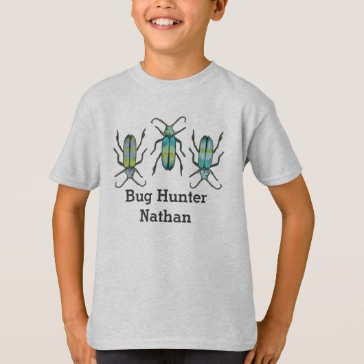 Graphic bugs latipes insect tekening T-shirt (Voorkant)