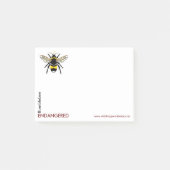 Graphic BUMBLE BEE - Bedreigde insecten - Opmerkin Post-it® Notes (Voorkant)