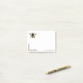 Graphic BUMBLE BEE - Bedreigde insecten - Opmerkin Post-it® Notes (Op bureau)