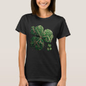 Graphic C Leaf Lucky St Patrick s Celebration Wear T-shirt (Voorkant)