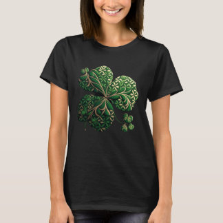 Graphic C Leaf Lucky St Patrick s Celebration Wear T-shirt