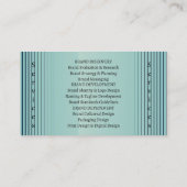 “Graphic Designer & Branding” Business Card Visitekaartje (Achterkant)