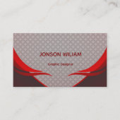 Graphic Designer Business Card | Elegant Modern  Visitekaartje (Voorkant)
