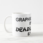 Graphic Designer Deadly Ninja Koffiemok (Links)