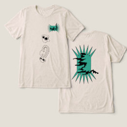 Graphic Doodling op aarde Tri-Blend Shirt