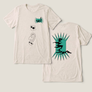 Graphic Doodling op aarde Tri-Blend Shirt