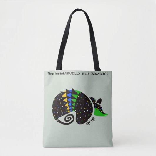 Graphic Drie banded ARMADILLO - Wildlife - Natuur Tote Bag (Voorkant)
