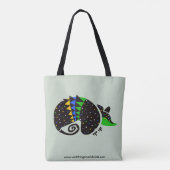 Graphic Drie banded ARMADILLO - Wildlife - Natuur Tote Bag (Achterkant)
