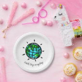 Graphic EARTH DAY - Dagelijks - Feest Papieren Bordje (Feest)