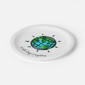 Graphic EARTH DAY - Dagelijks - Feest Papieren Bordje (Gekanteld)