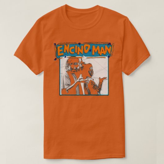 Graphic Encino Comedy Films Man Personages Grappig T-shirt (Design voorkant)