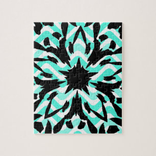 Graphic Flower Puzzle Legpuzzel
