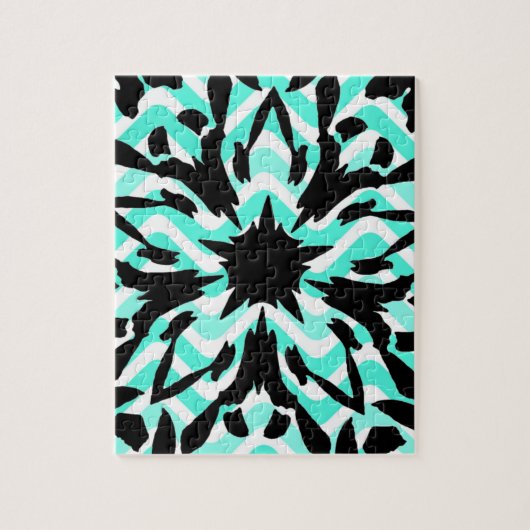 Graphic Flower Puzzle Legpuzzel (Verticaal)