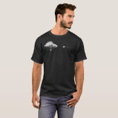 Graphic Fly Fishing Hook Line Fish Yellow Perch 1 T-shirt (Voorkant volledig)