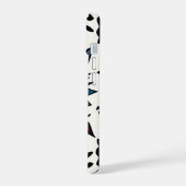 Graphic Folk Art Starburst Phone Case iPhone 15 Case (Linkerkant)