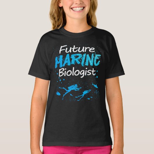 Graphic Future Mariene Bioloog T-shirt (Voorkant)