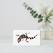 Graphic GECKO - reptiel - hagedis - dier Visitekaartje (Staand voorkant)