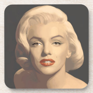 Graphic Gray Marilyn Bier Onderzetter