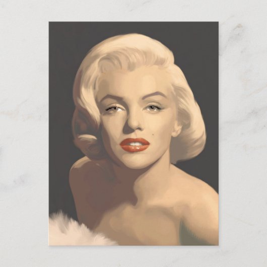 Graphic Gray Marilyn Briefkaart (Voorkant)