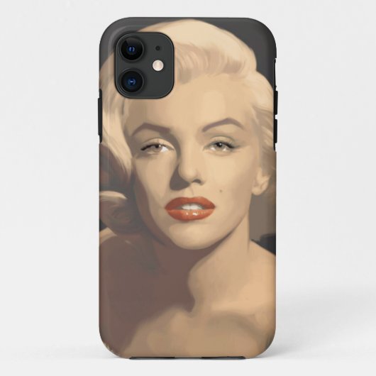 Graphic Gray Marilyn Case-Mate iPhone Case (Achterkant)