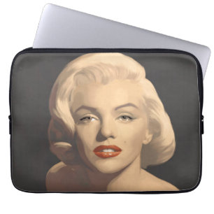 Graphic Gray Marilyn Laptop Sleeve