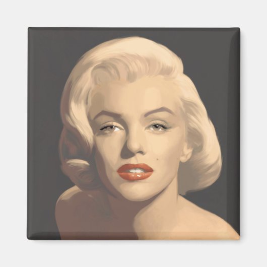 Graphic Gray Marilyn Magneet (Voorkant)