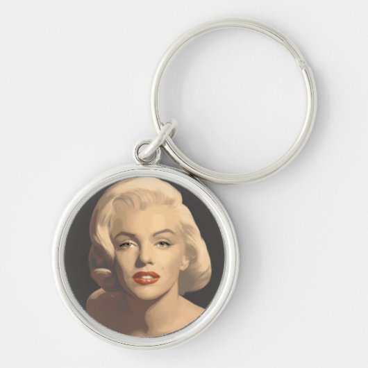 Graphic Gray Marilyn Sleutelhanger (Voorkant)