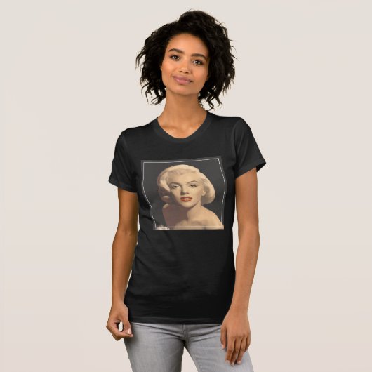 Graphic Gray Marilyn T-shirt (Voorkant volledig)