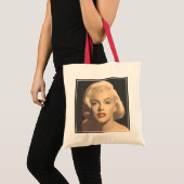 Graphic Gray Marilyn Tote Bag (Voorkant (product))