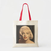 Graphic Gray Marilyn Tote Bag (Voorkant)