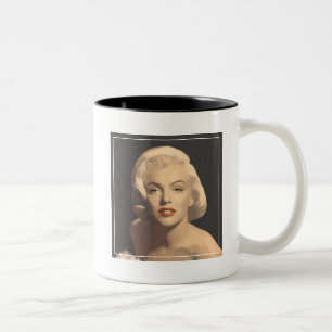 Graphic Gray Marilyn Tweekleurige Koffiemok