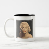 Graphic Gray Marilyn Tweekleurige Koffiemok (Links)