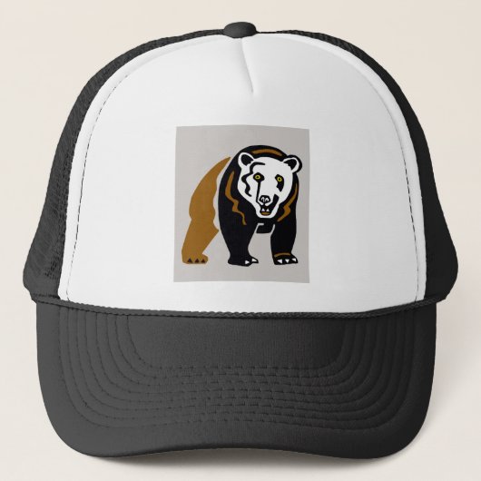 Graphic GRIZZLY Beer - Dierenvriend - Natuur Trucker Pet (Voorkant)