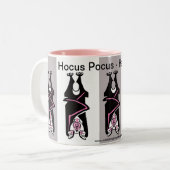 Graphic HOCUS POCUS - Halloween- Tweekleurige Koffiemok (Voorkant links)
