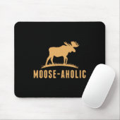Graphic Hunting Graphic Moose-aholic Vrouwen Manne Muismat (Met muis)