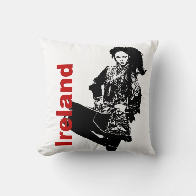 Graphic Ireland Pillow Kussen (Voorkant)