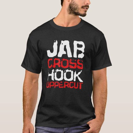 Graphic Jiu Jitsu Apparel Jab Cross Hook Upperc T-shirt (Voorkant)