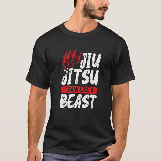 Graphic Jiu Jitsu apparel Jiu Jitsu Train als B T-shirt (Voorkant)