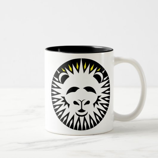 Graphic Leo Lion Tweekleurige Koffiemok (Rechts)