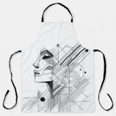 Graphic Line Face Schort (Voorkant)