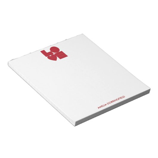 Graphic Love Notitieblok (Schuin)