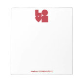 Graphic Love Notitieblok (Voorkant)